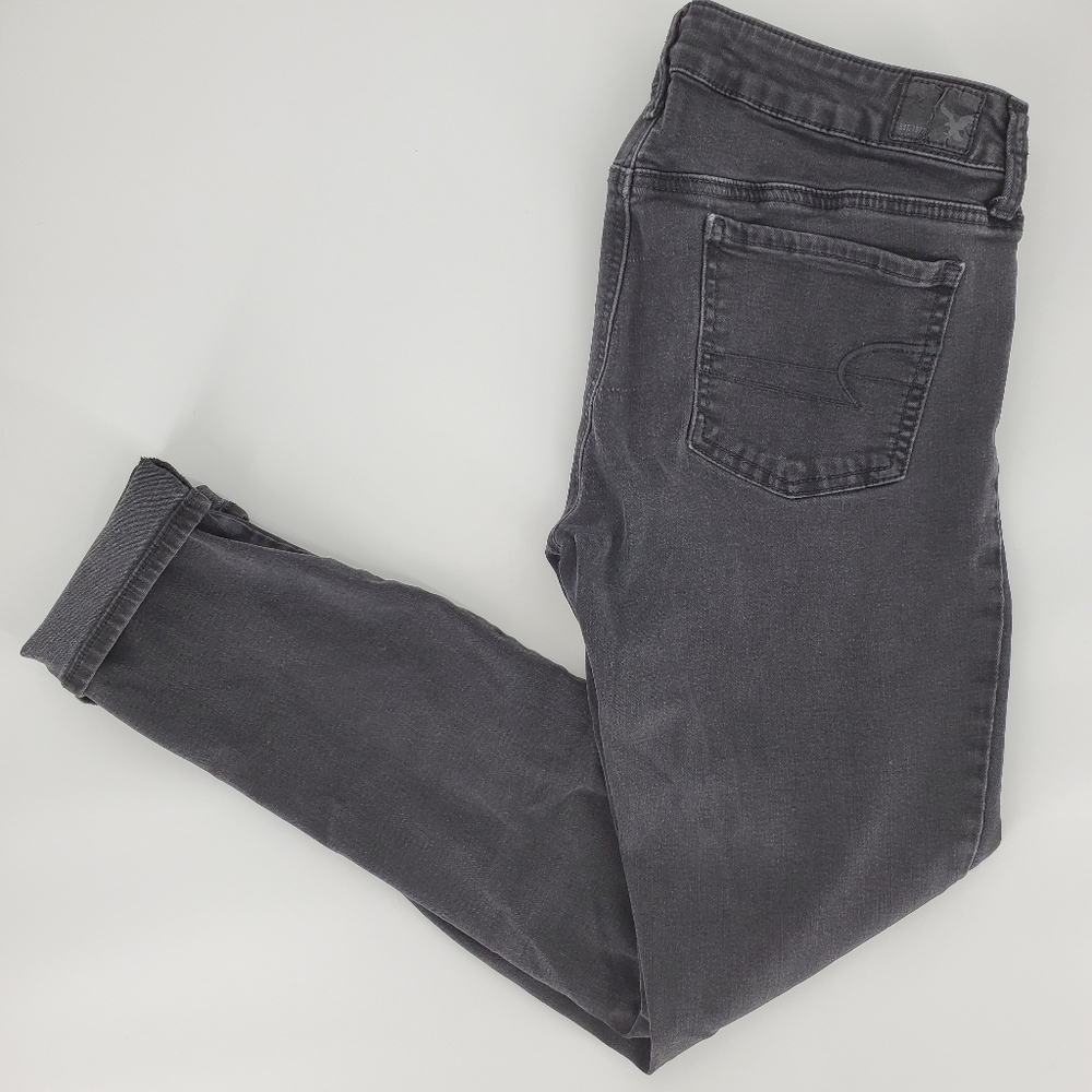 American Eagle 10 black jegging skinny jeans